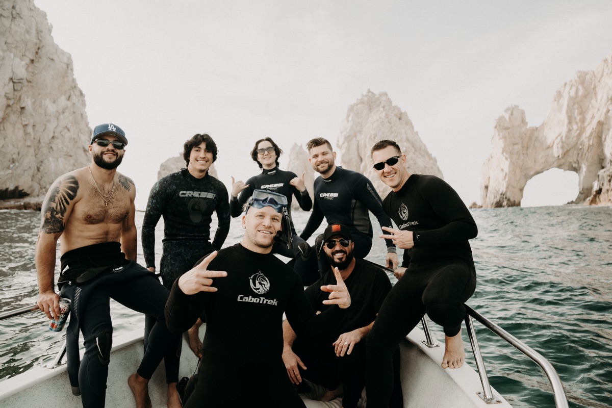 Team boat trip Cabo