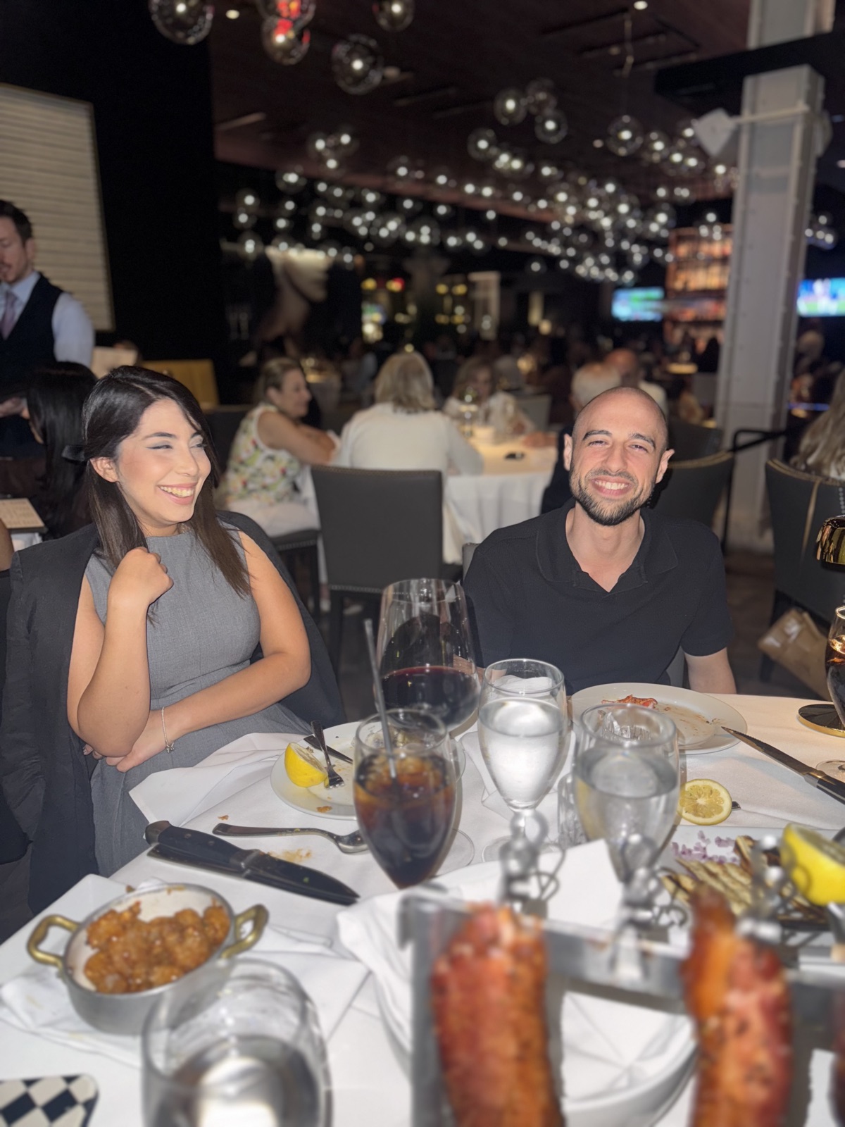 Crew selfie on the water
