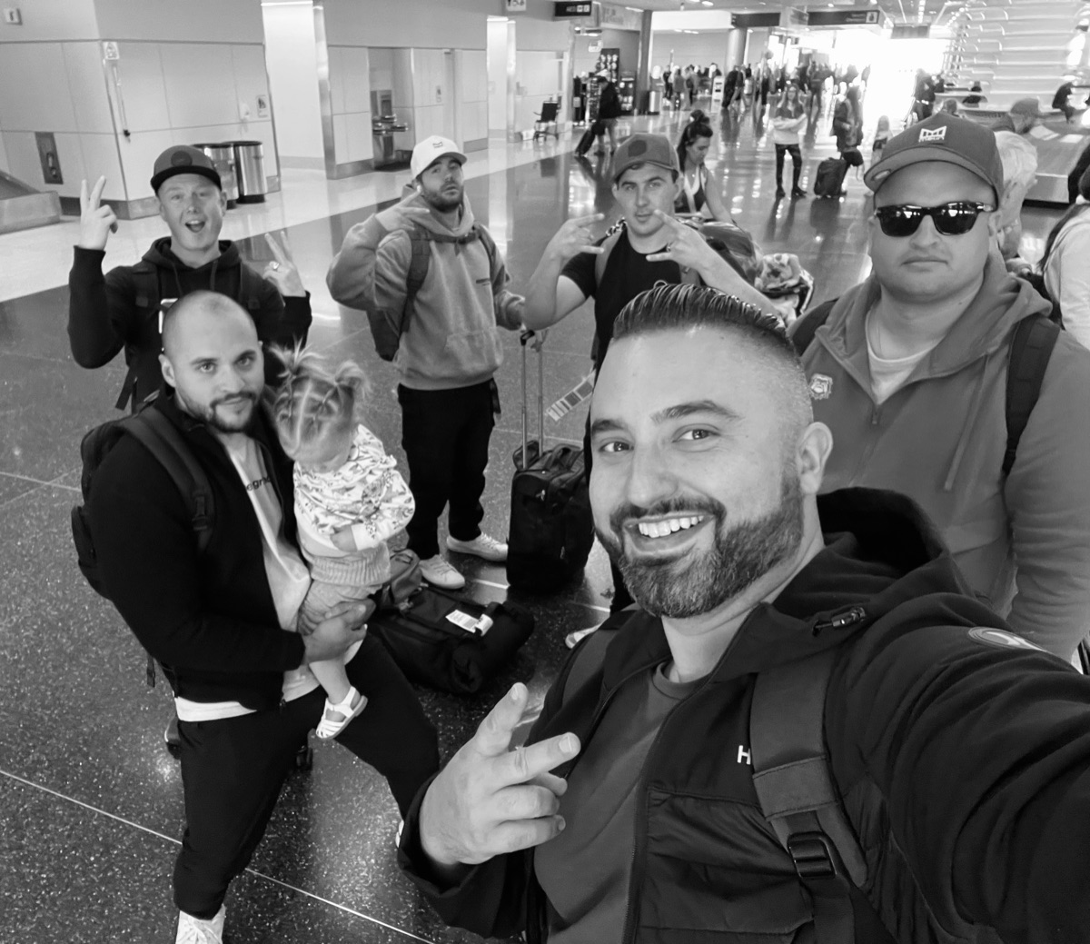 Boat party with the boys